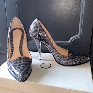 Casadei Women’s pump 1594 Grey Croco
